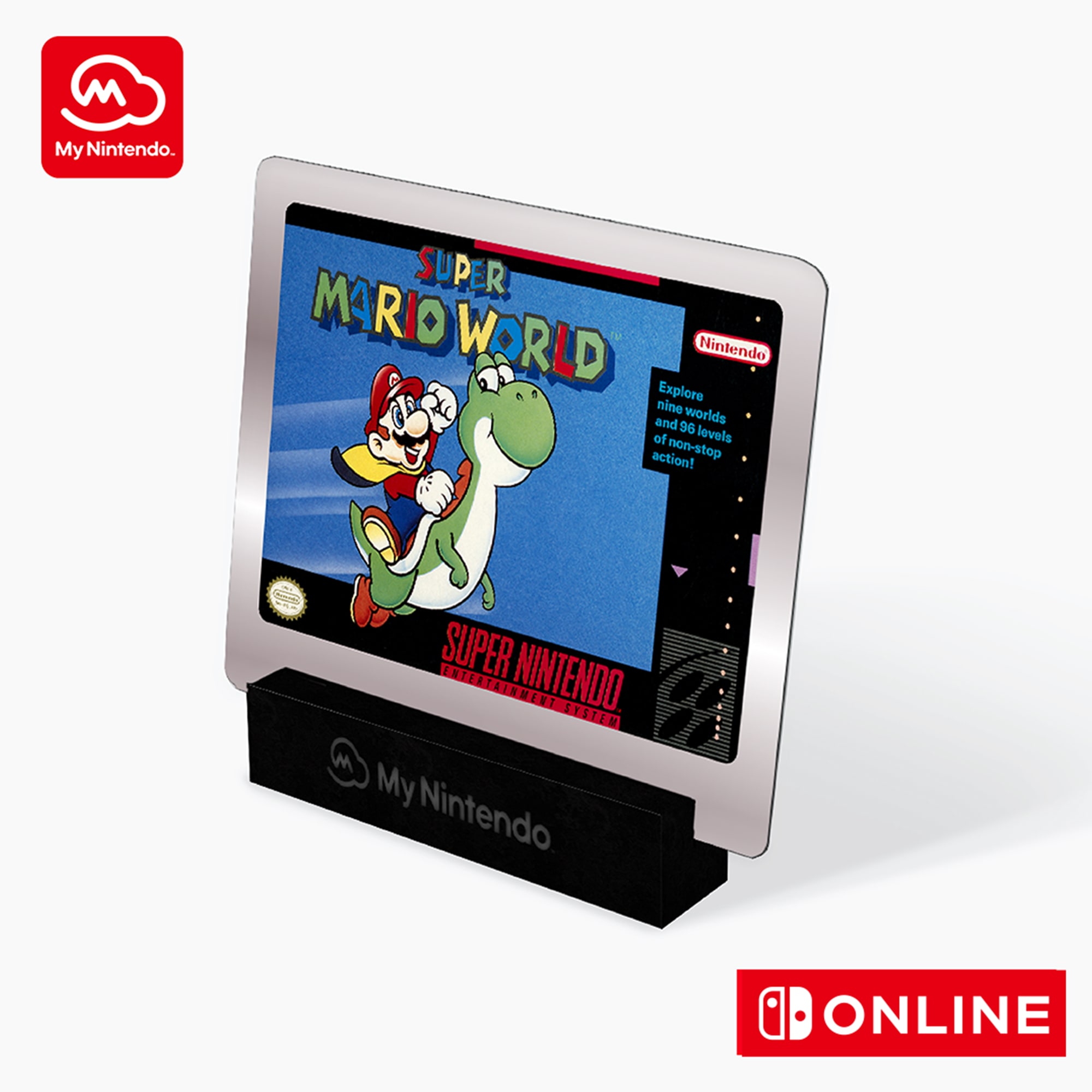 Super Mario™ World Desktop Metal Display (Nintendo Switch™ Online